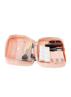 Cosmetic Storage Case|Makeup Kit Box For Women|Small Vanity Case|Pouch For Home & Travel|Two Compartment|Zipper Closure (Pink) - pzsku/Z7A069B029B45F1DE33C8Z/45/_/1721719271/9dee11a4-0a4a-4671-aca3-b08ae27626c0