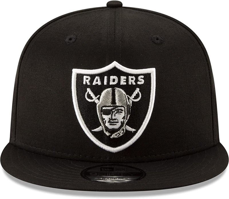 NEW ERA قبعة قابلة للتعديل من نيو إيرا للذكور NFL 9FIFTY بحجم واحد يناسب الجميع (لاس فيغاس رايدرز) - Image 2