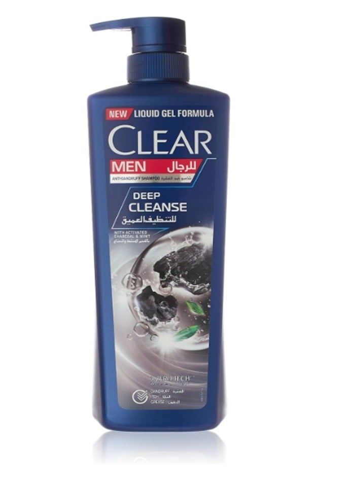 كلير شامبو ضد القشرة للرجال للتنظيف العميق بالفحم والنعناع- 700 مل