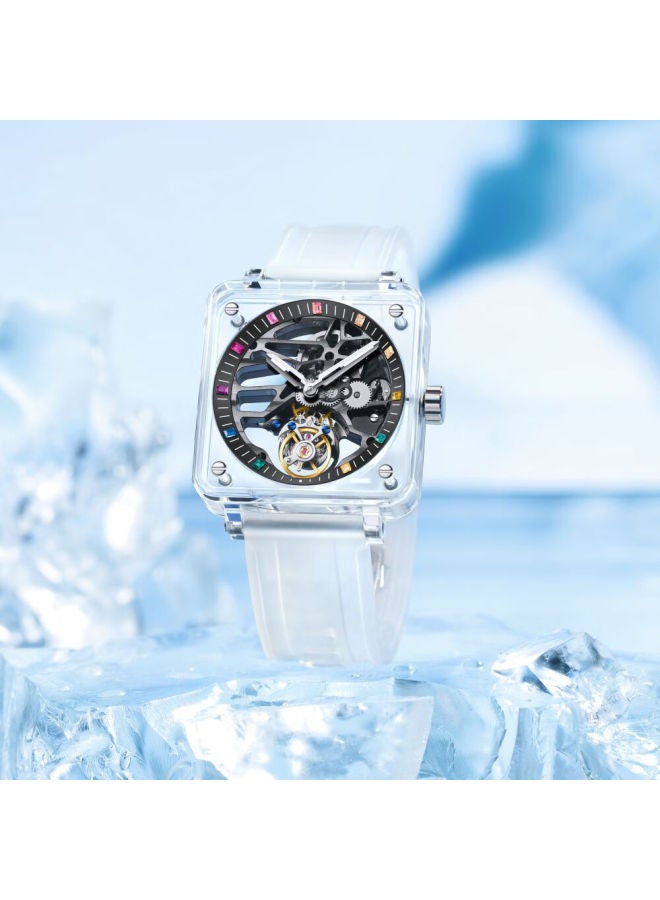 Aesop Tourbillon Skeleton Mechanical Men's Watch Fashion Waterproof Luminous Top Brand Luxury Wrisch Gift For Husband - Image 1