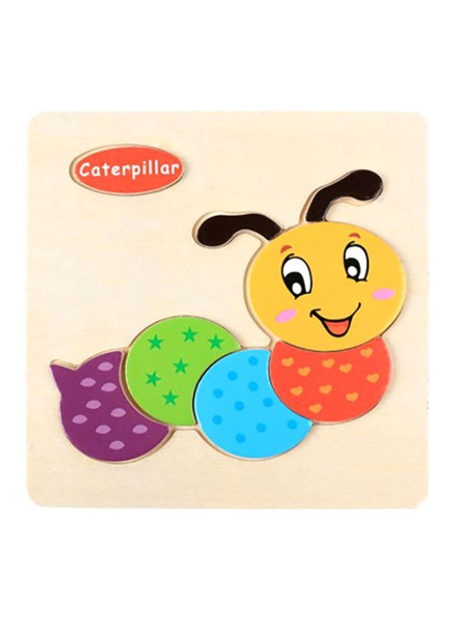NIBEMINENT Colorful Wooden Puzzle Set 15x15x0.5cm  - Image 1