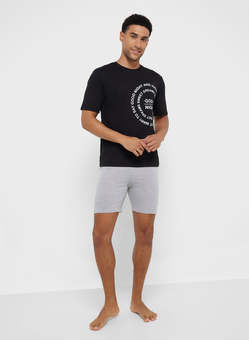 Seventy Five Nightwear T-Shirt & Shorts Sets  - Image 5