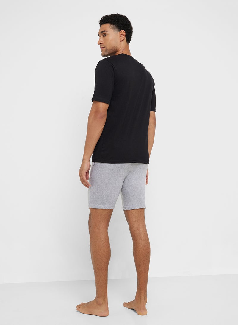 Seventy Five Nightwear T-Shirt & Shorts Sets  - Image 2