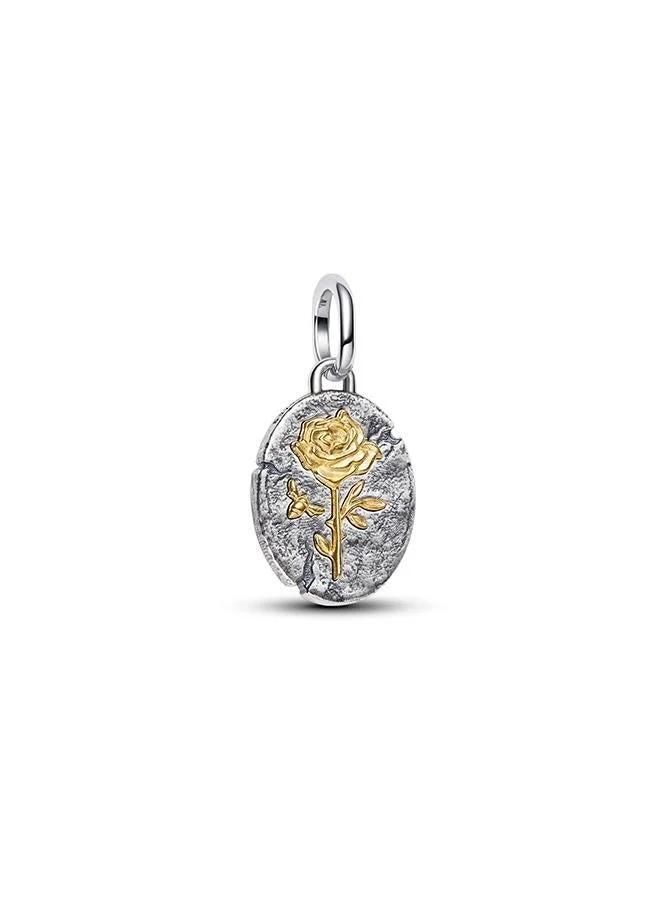 PANDORA Rose Medallion Charm