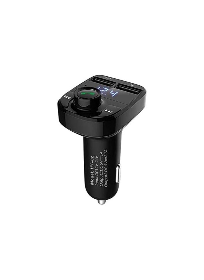 Generic - Bluetooth Car Kit with FM Transmitter & MP3 Player – LCD Display, Dual USB Fast Car Charger (3.1A), Hands-Free Calling & Music Streaming - Image 1