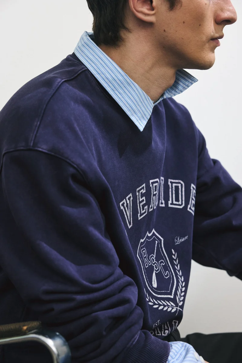 H&M  Loose Fit Printed sweatshirt for Men | Best Price UAE