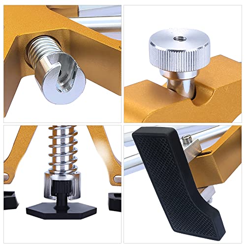 Gliston Auto Dent Puller Kit - Adjustable Golden Dent Remover Tools Paintless Dent Repair Kit Dent Lifter Puller for Car Large & Small Ding Hail Dent Removal - Image 2