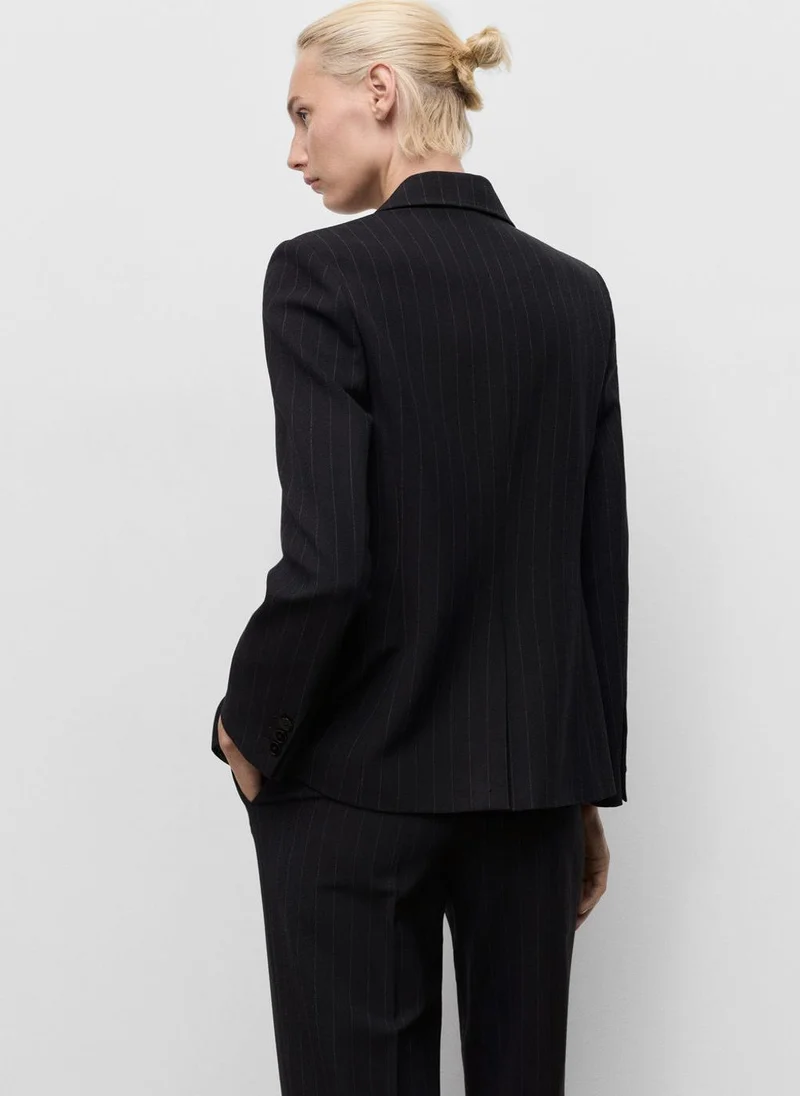 MANGO Straight-fit suit jacket