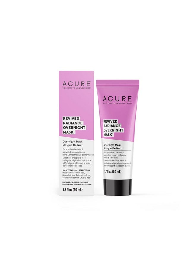 Acure Revived Radiance Overnight Mask For Fine Lines Wrinkles & To Restore Overall Radiance To Tired Lackluster Skin 1.7 Fl Oz - Image 1