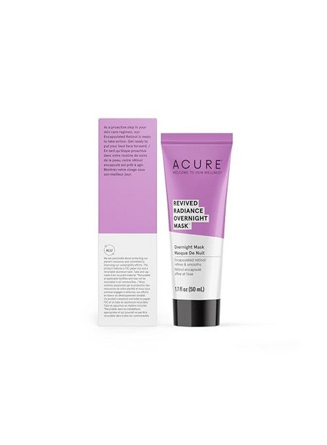 Acure Revived Radiance Overnight Mask For Fine Lines Wrinkles & To Restore Overall Radiance To Tired Lackluster Skin 1.7 Fl Oz - Image 3