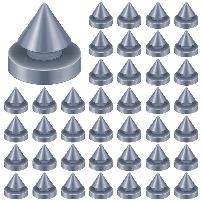 Demissle 200 Pcs Rubber Door Silencer Door Anti Slam Silencer Hinge Metal Outlet Preventer Device Slam Stopper12 Inch Diameter for Metal Frame
