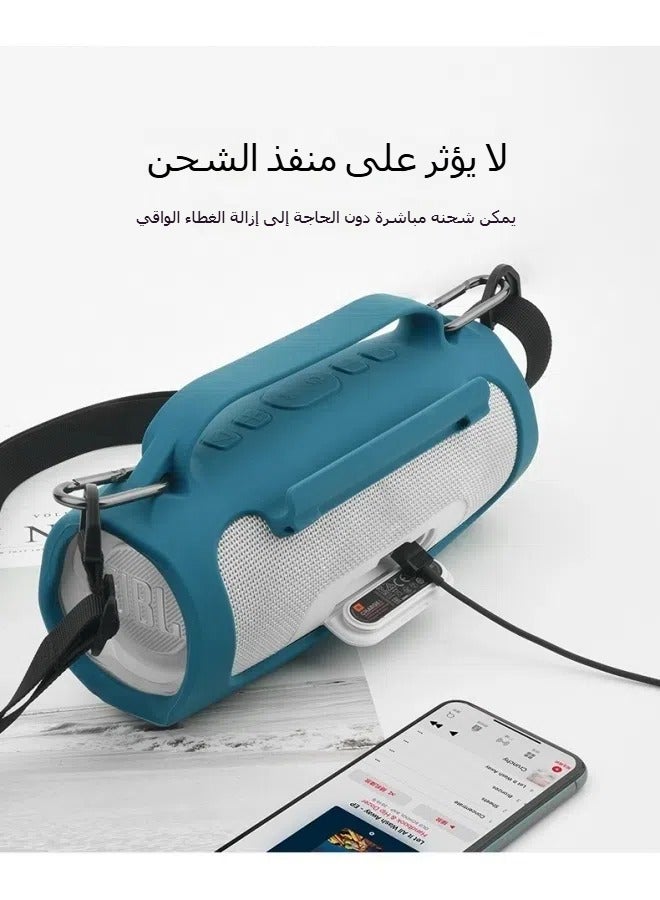 Suitable for JBL charge4 Bluetooth speaker silicone protective cover shockproof and anti-fall portable silicone cover - Image 2