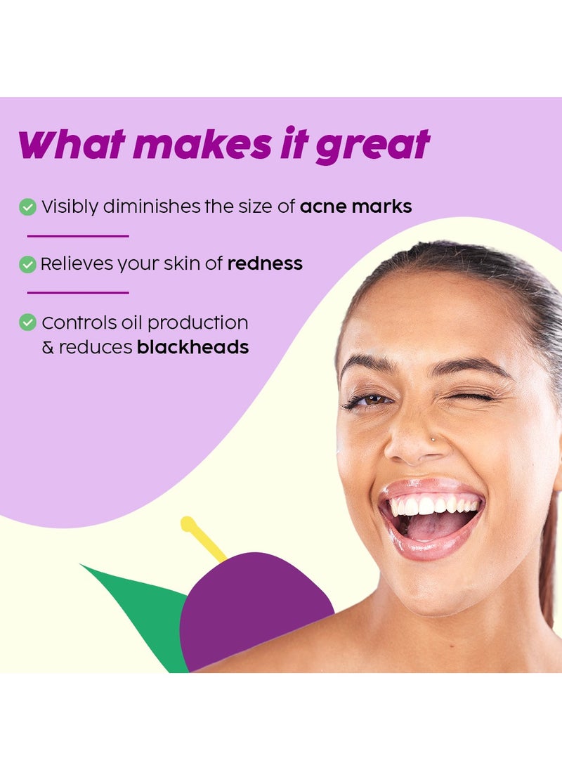 PLIX THE PLANT FIX - 10% Niacinamide Face Serum for Acne Marks, Blemishes, Oil Control - Skin Clarifying Jamun Serum for Men And Women with Acne-Prone Skin - 30ml - Image 1