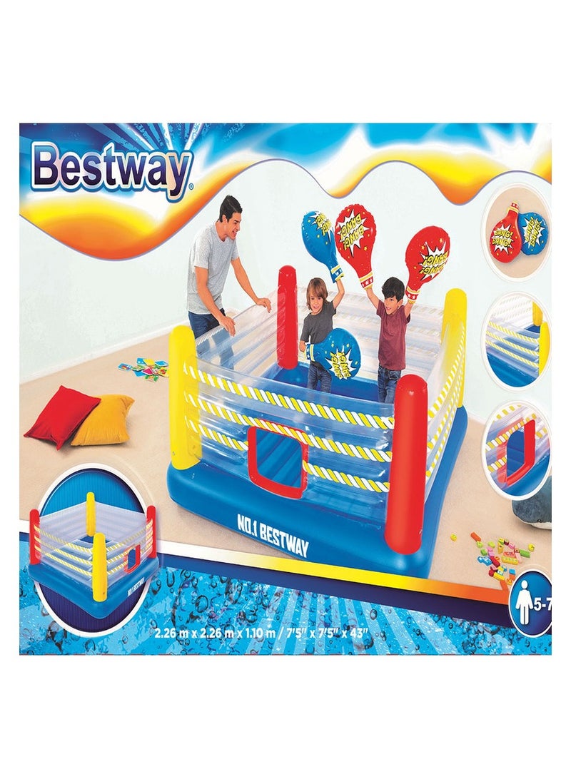 بست واي® ®نطاطة حلبة مصارعة 226X226X100 CM-26-52405 - Image 4