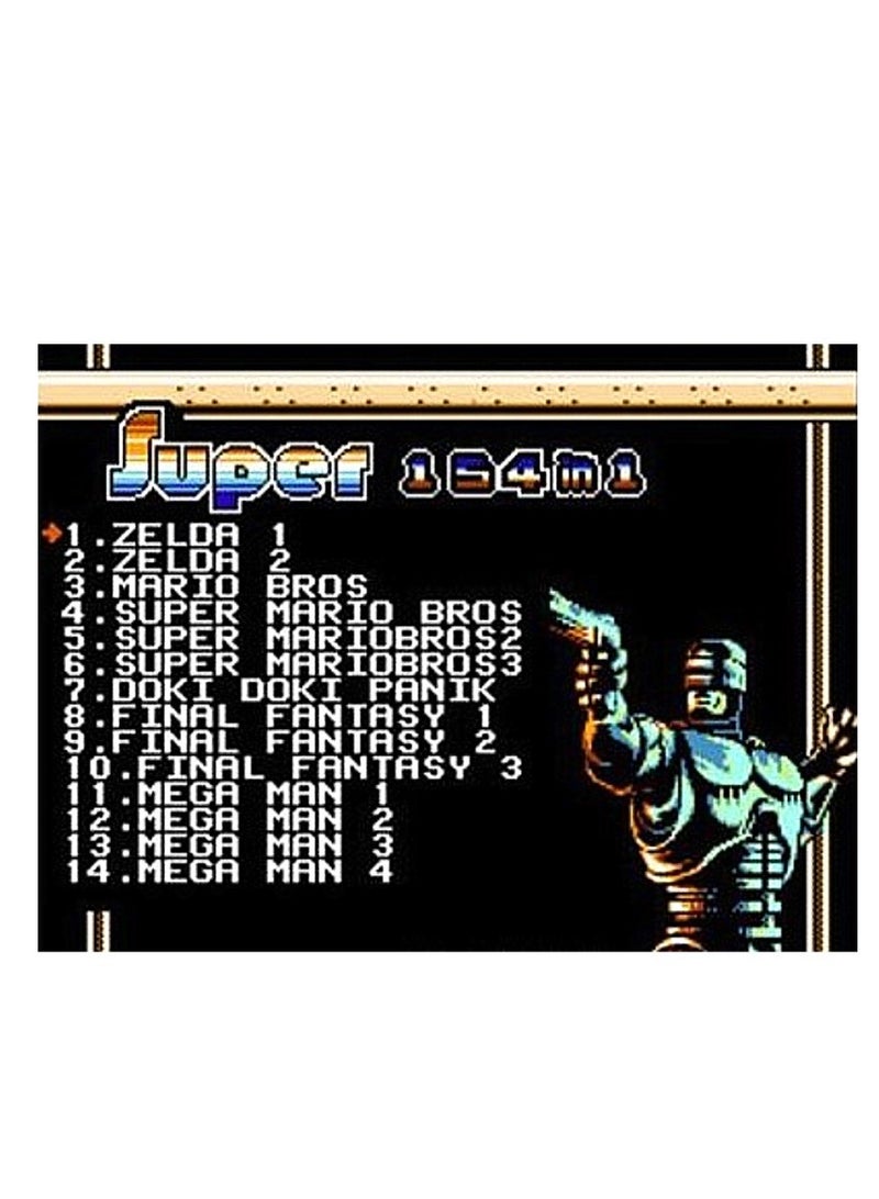 general 154 In 1 Retro Game FC Cartridge For Family Computer 8 Bit Muilt Game Cartridge Famicom Blue housing - Image 2