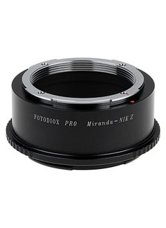 Pro Lens Mount Adapter - Compatible with Miranda (MIR) SLR Lenses to Nikon Z-Mount Mirrorless Cameras - pzsku/Z7A07448E1487A494642AZ/45/_/1692325632/fe2c7081-d890-4506-93e2-e35358c9ecf8