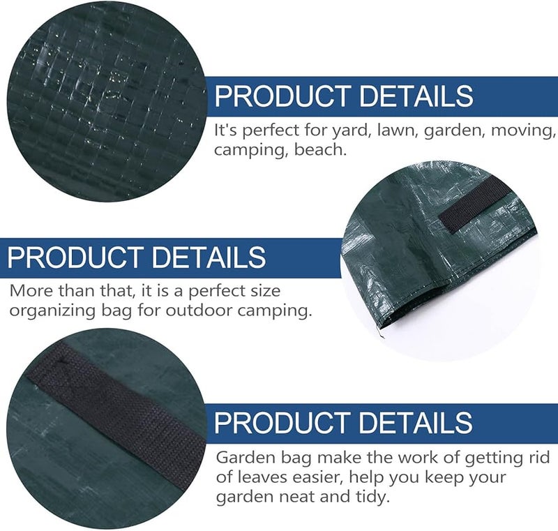 Reusable Garden Waste Bag 35Cm Diameter X 50Cm Height for Leaf and Yard Trash Outdoor Cleanup - Image 3