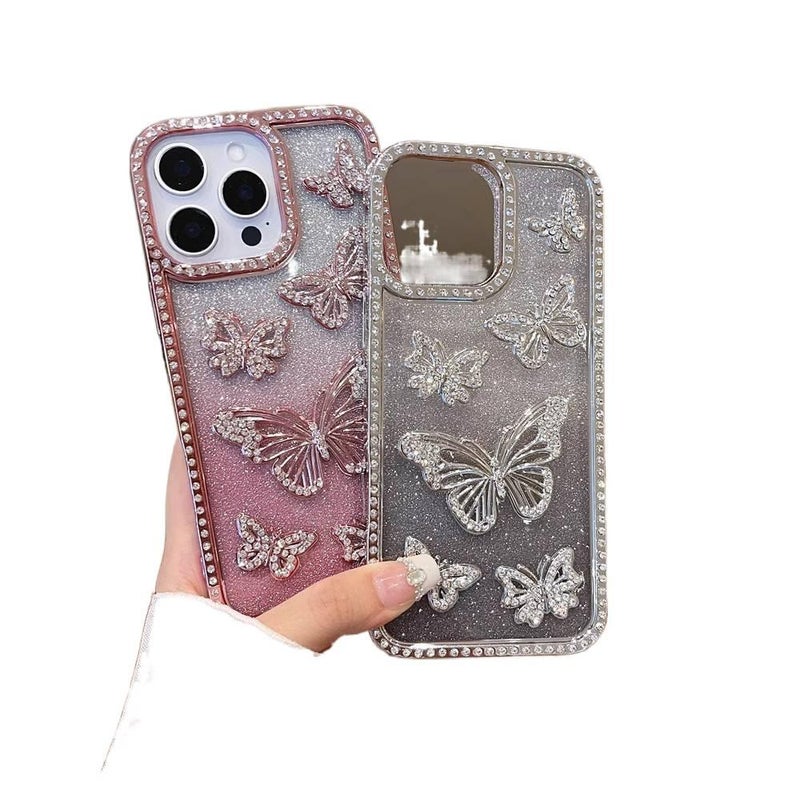 غطاء واقي بTPU لـ iPhone 16 / 16 Plus / 16 Pro / 16 Pro Max مع حماية من السقوط ومغناطيس قوي مع مقاوم للصدمات مع تغطية كاملة مع مقاوم للخدش باللون Gradient مغناطيسي من مادة TPU - Layan Lure - Image 3
