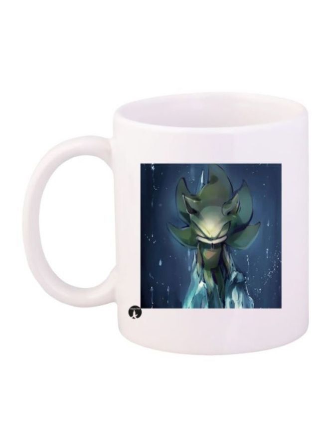 RKN Sonic Printed Coffee Mug White/Blue/Green - Image 1