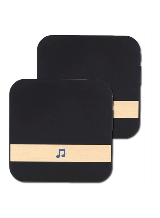 جرس باب لاسلكي أسود - Image 5