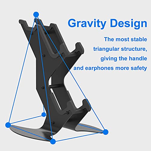 NBCP Controller Holder, Game Controller Rack Headset Stand for Xbox Series X S/Xbox one / PS5 / PS4 / NS/PC/Headset, Aluminum Metal Mount Universal Organizer for Video Game Accessories - Image 4