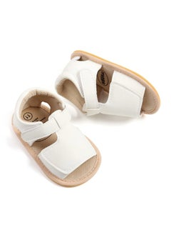 RVROVIC Baby Boys Girls Sandals Premium Soft Anti-Slip Rubber Sole Infant Summer Outdoor Shoes Toddler First Walkers(0-6 Months Infant,a-White)  - Image 4