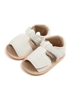 RVROVIC Baby Boys Girls Sandals Premium Soft Anti-Slip Rubber Sole Infant Summer Outdoor Shoes Toddler First Walkers(0-6 Months Infant,a-White)  - Image 5