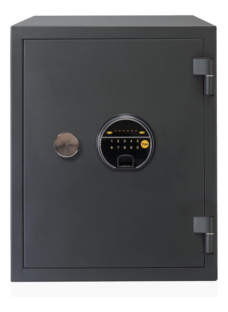 Yale High Security Biometric Fire Safe XLarge, 1 hour fire resistance, LED display panel, 16mm Locking bolts, upto 126 fingerprint storage, Black, suitable for home and office use, YFF/520/FG2 - pzsku/Z7A07C5CC75D74F465353Z/45/_/1728471649/0db7cb2a-1b84-4d88-bdae-a74f1b27f934