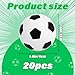 Hxezoc Mini Soccer Stress Balls 20 Packs Soccer Foam Sports Balls Small Squeeze Anxiety Bulk Toy Ball for Kids Soccer Birthday Party School Carnival Party Supplies - Image 4