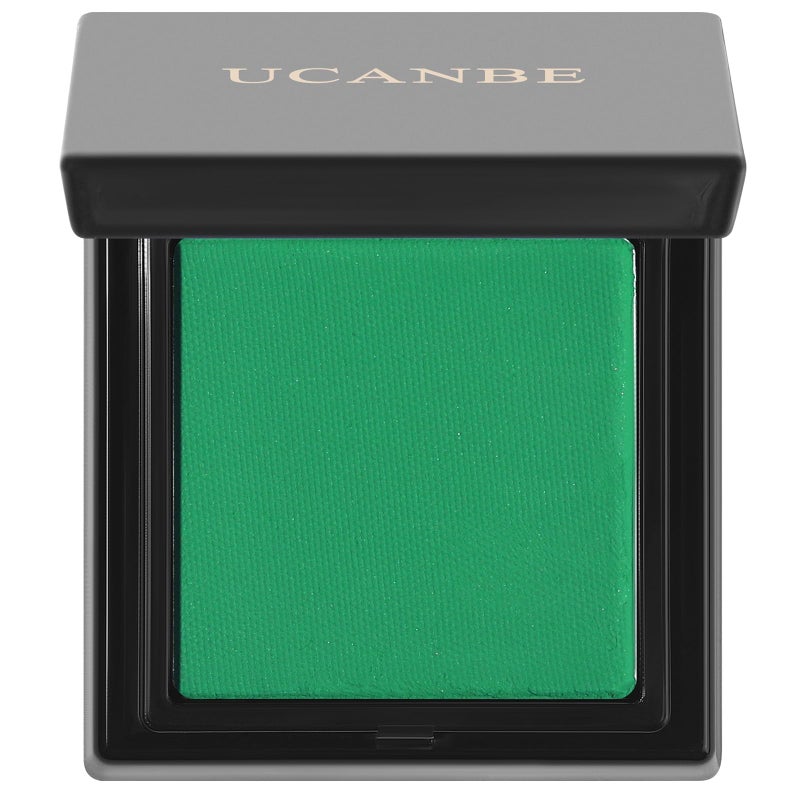 UCANBE Green Single Eyeshadow Palette, Highly Pigmented Matte Eye Shadow Powder, Professional Long-Lasting Waterproof Makeup Palette - Image 1