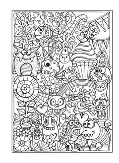 Creative Haven Haunted! Coloring Book: A World of Creepy and Cute  - Image 4
