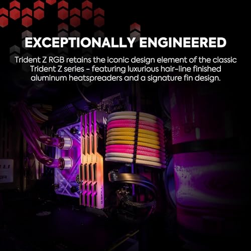 G.SKILL Trident Z RGB Series DDR4 RAM (XMP) 16GB (2x8GB) 3600MT/s CL18-22-22-42 1.35V Intel AMD Desktop Computer Memory U-DIMM (F4-3600C18D-16GTZR) - Image 4