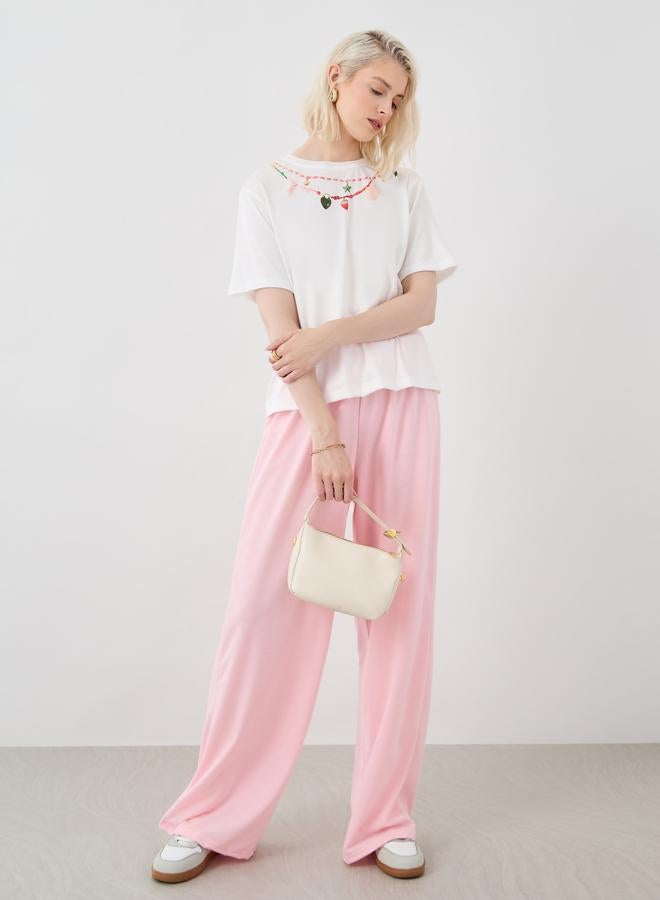 Take Two Graphic Print Round Neck T-Shirt - Image 2