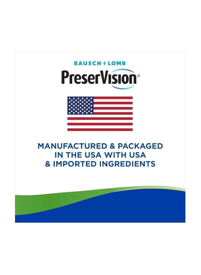 Bausch + Lomb PreserVision Eye Vitamin Supplement with CoQ10 for Heart Health, Lutein, Zeaxanthin, Vitamin C & E, Zinc, and Copper, 100 Softgels by Bausch + Lomb - Image 4