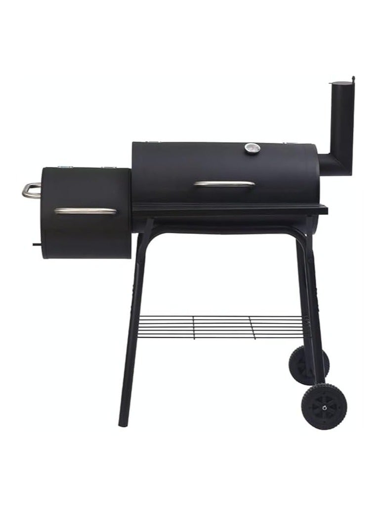 Cool Baby Large Barrel Double Barbecue Grill Large Barbecue Grill Black - Image 1