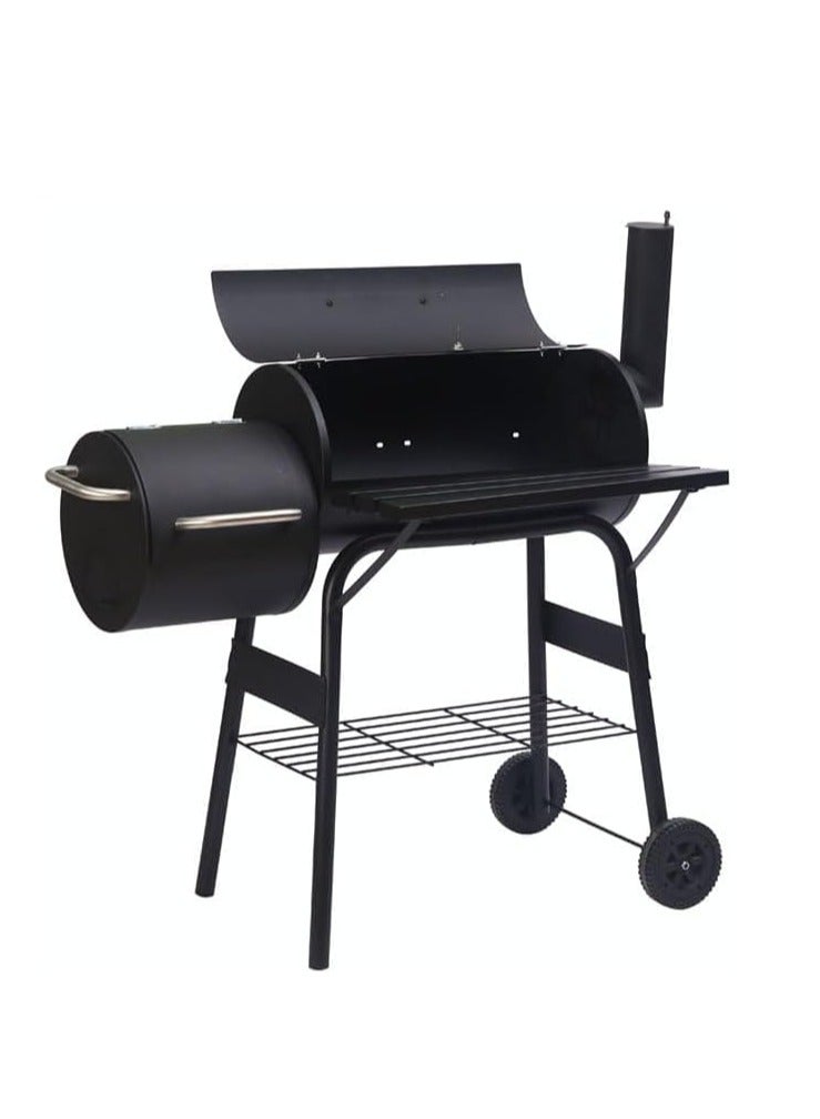 Cool Baby Large Barrel Double Barbecue Grill Large Barbecue Grill Black - Image 2