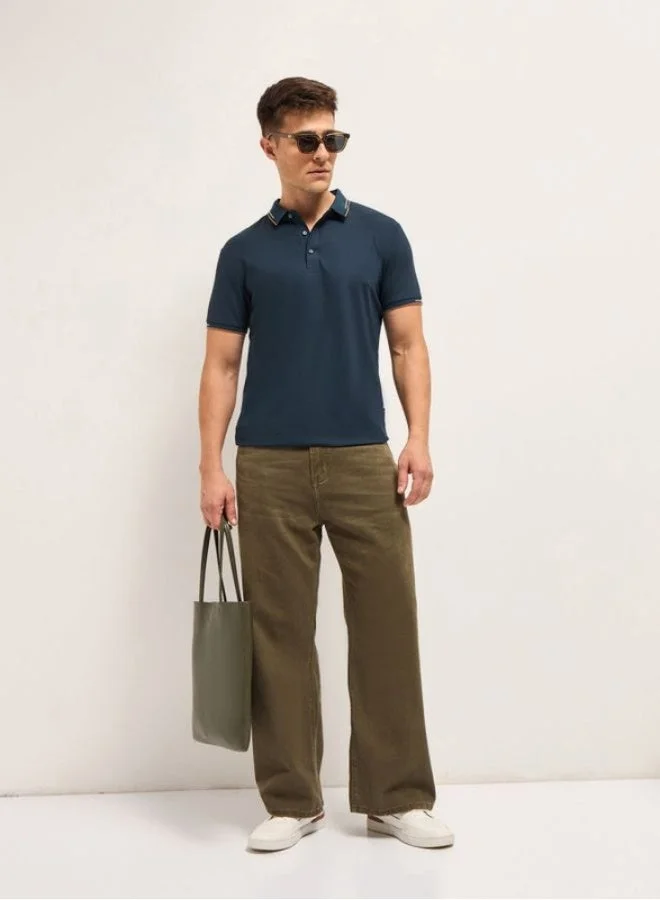 THE BEAR HOUSE  Men's Polo Shirt for Casual & Semi-Formal Wear | Classic Collar Neck T-Shirt | Comfortable, Stylish & Versatile for Office, Travel, Outings & Everyday Use for Men | Best Price UAE