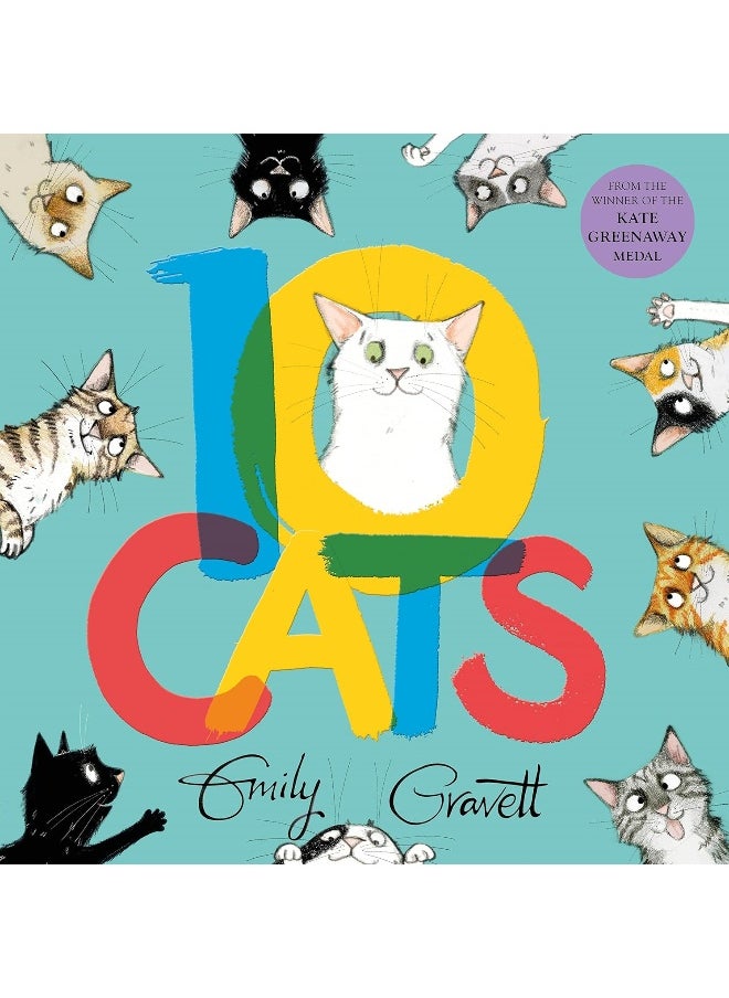 10 Cats: A chaotic colourful counting book  - Image 1