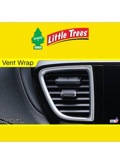 LITTLE TREES Little Trees Vent Wrap Car Air Freshener (Black Ice)  - Image 4