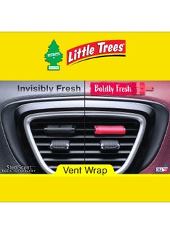 LITTLE TREES Little Trees Vent Wrap Car Air Freshener (Black Ice)  - Image 3