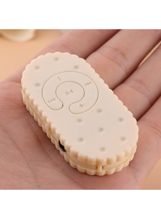 Hot Sale With Memory Card Boxed Student Mini Clip Sports Card MP3 Cookies Cartoon Song MP3-Body Color:Cheese-Memory Capacity:Host + 8G (with Card) + PackaGinG Box, CharGinG Cable, Headphones - Image 5