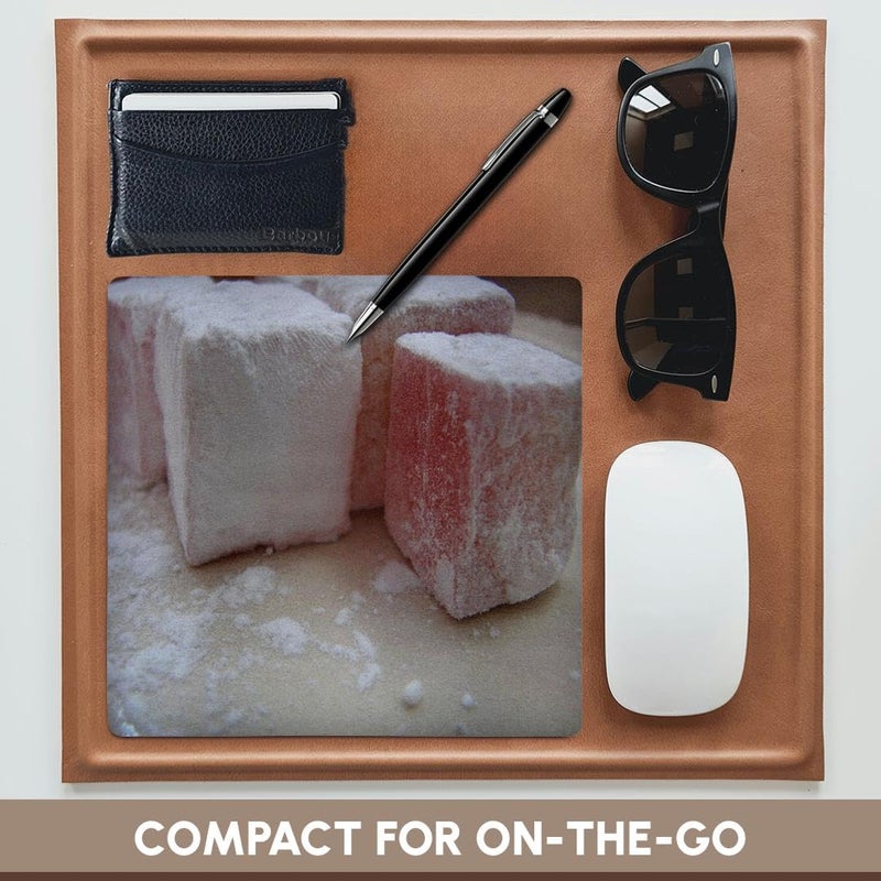 3dRose LLC 8 x 8 x 0.25 Inches Mouse Pad, Turkish Delight - Confectionary, Food, Kitchen, Lokum, Recipe, Restaurant, Turkish (mp_46872_1) - Image 4