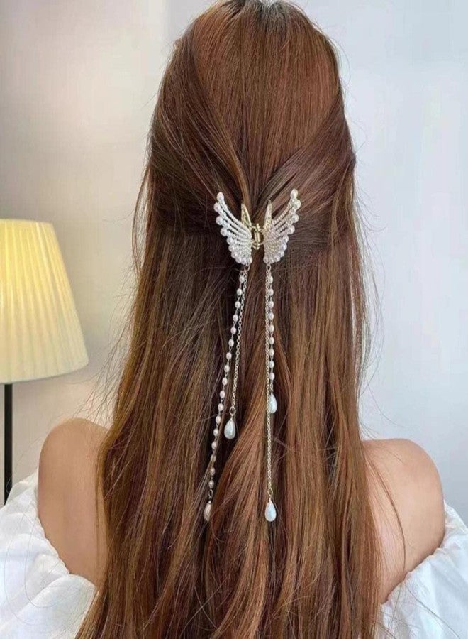 MYSELF Butterfly Hair Clip - Hair Clips For Women, Hair Clips For Girls, Claw Clip For Women And Girl (1 Hair Clip),Multi - Image 1