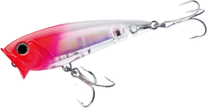 DUEL Yo-Zuri 3D Inshore Popper 70mm Red Head Floating Lure - Image 1