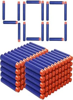 Mumoo Bear 400 Pack Bullets for Nerf, 7.2cm Refill Foam Darts for X Shot N-Strike Elite 2.0 Series Blasters, Soft Bullet Toy Gun Ammunition Accessories, Replacement Darts for Target Practice