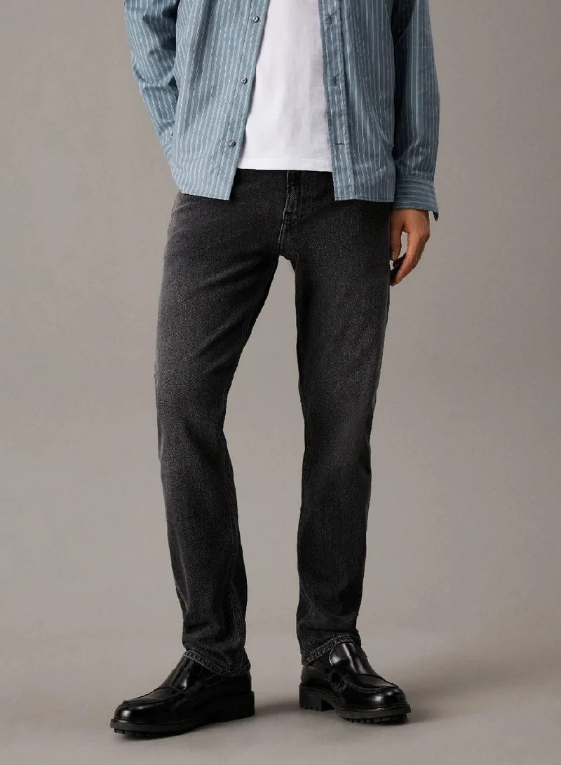 كالفن كلاين جينز بنطال جينز بقصة سليم مستقيمة