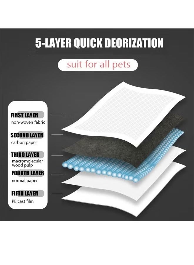 Vinnatsu S/M/L/XL Four Sizes Baby Disposable Bamboo Underpad Seamless Changing Pad Deodorizing Thick Diaper Ventilation Waterproof Leak-Proof Quick Drying  - Image 4