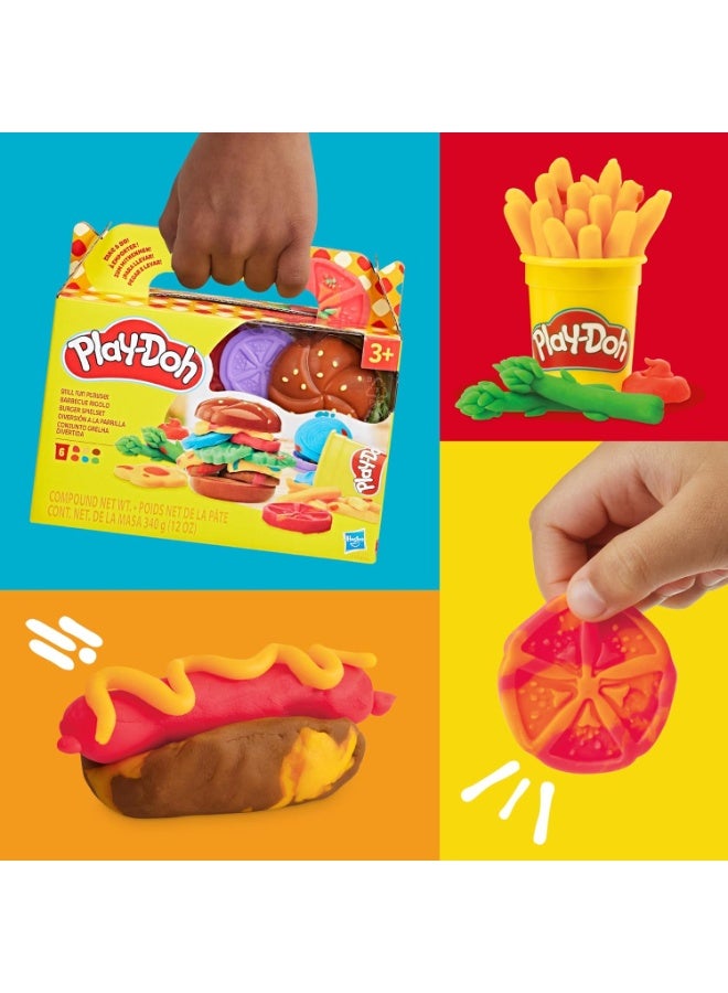 Play-Doh Grill Fun Playset with Dough Cans - Arts & Crafts for Kids 3+ - Image 4