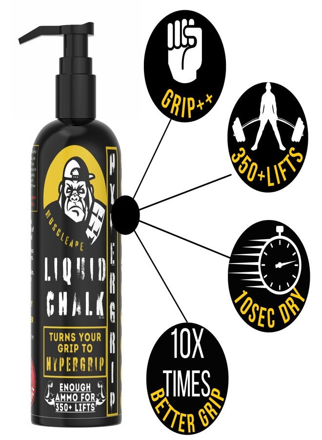 Muscleape Liquid Chalk 1000Ml for Superior Dry Grip. Chalk Liquid for Weightlifting, Powerlifting, Gymnastiics, Calisthenics,Crossfit and Other Sports. Sufficient for1000+ Lifts. - Image 4