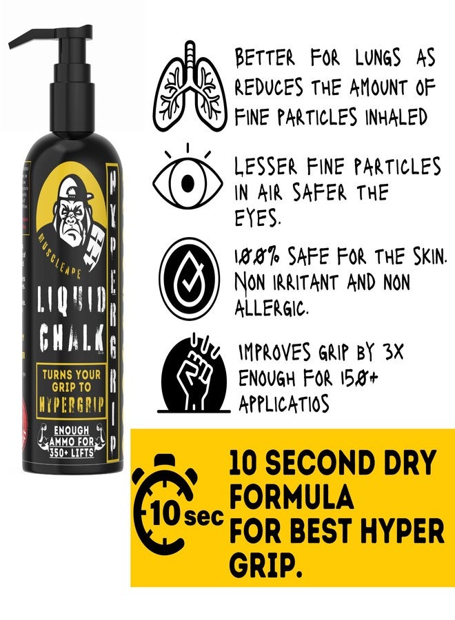 Muscleape Liquid Chalk 1000Ml for Superior Dry Grip. Chalk Liquid for Weightlifting, Powerlifting, Gymnastiics, Calisthenics,Crossfit and Other Sports. Sufficient for1000+ Lifts. - Image 5